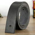 Headless belt Men's genuine leather Real cowhide Handmade without lead belt Without buckle Middle-aged men's belt Casual