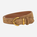 Fashion High Quality Women Luxury Design Suede Leather Belt Trendy Versatile Business Waist Strap Casual Pin Buckle Waistband